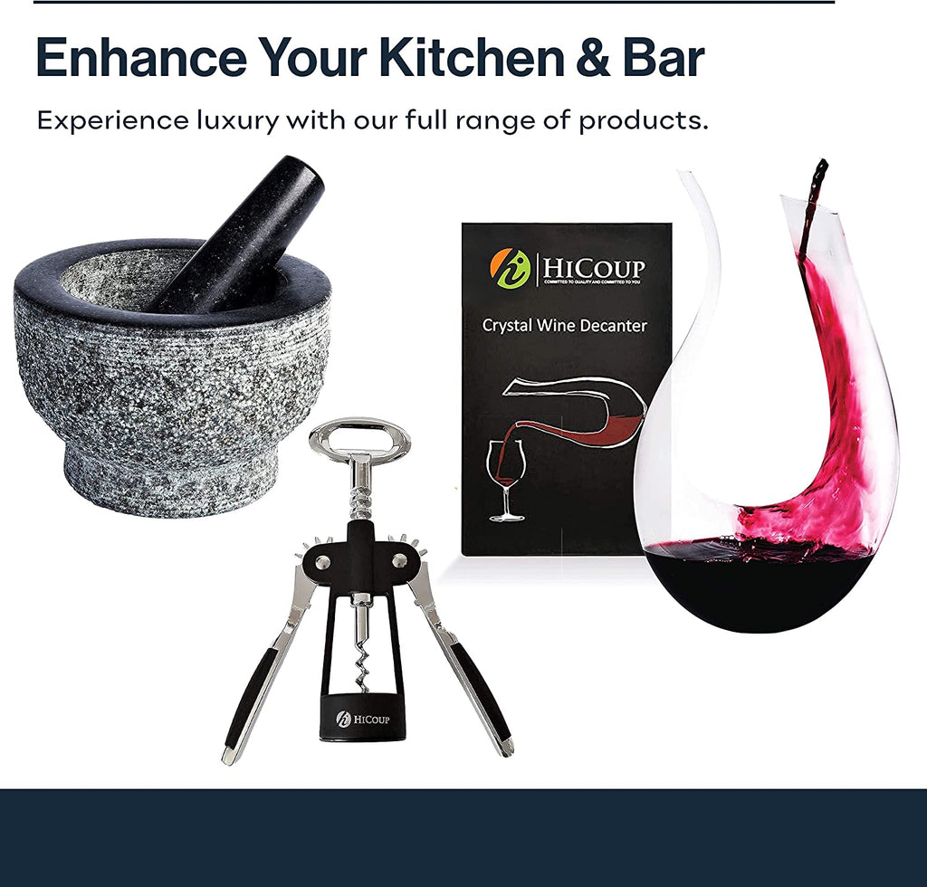 Wine Opener - Professional Corkscrews for Wine Bottles W/Foil Cutter and Cap Remover - Manual Wine Key for Servers, Waiters, Bartenders and Home Use - Classic Rosewood