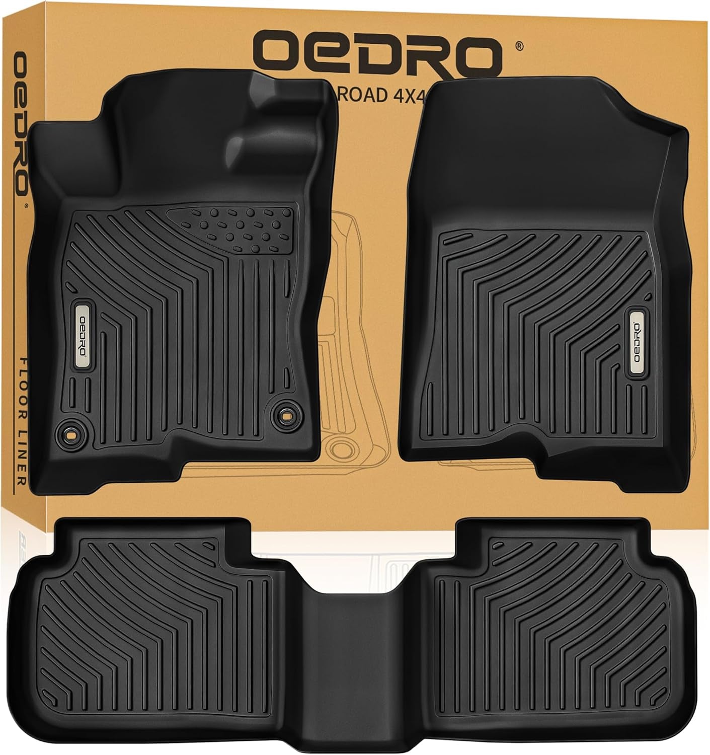 Floor Mats Fit for Honda Civic 2022-2026 / Acura Integra 2023-2025,All Weather Custom Fit Heavy Duty Floor Liners 1St & 2Nd Row Set (Not for Coupe Models)
